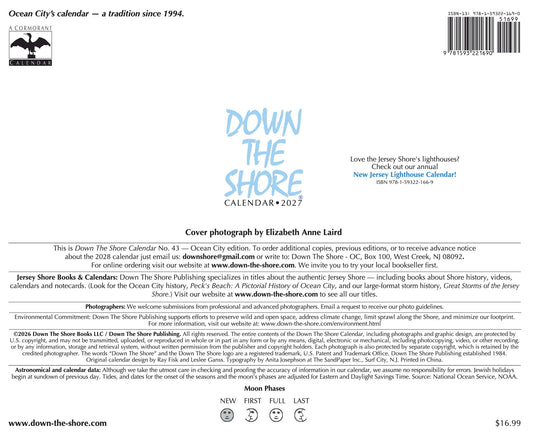 2027 Down The Shore Calendar - Ocean City edition