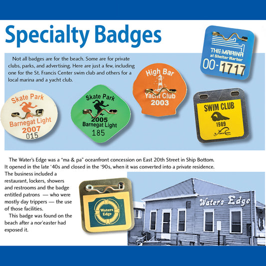 55 Years of Long Beach Island Beach Badges 1967-2022