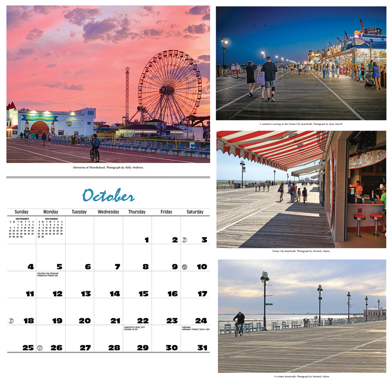 2026 Down The Shore Calendar — Ocean City Edition
