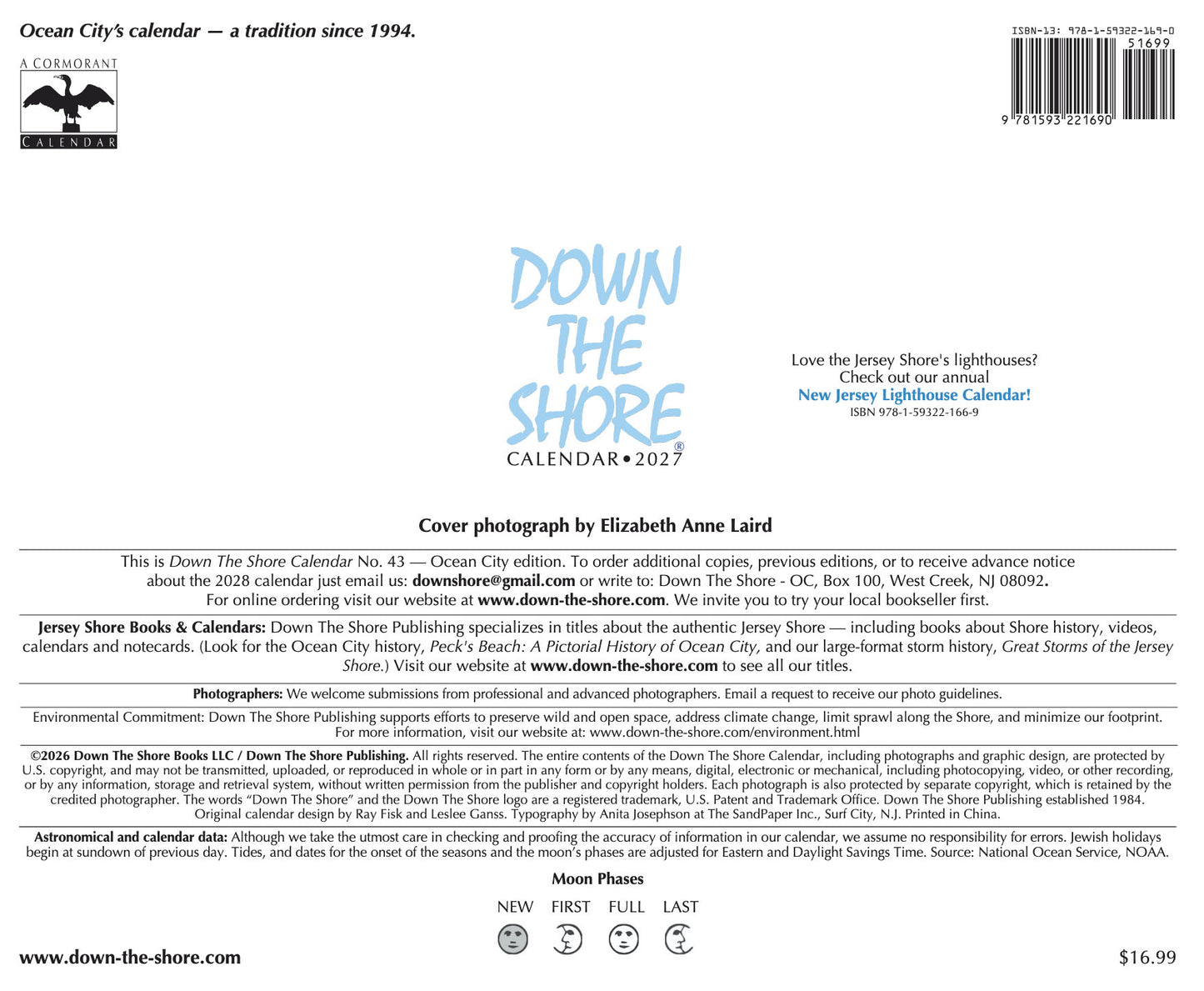 2027 Down The Shore Calendar - Ocean City edition