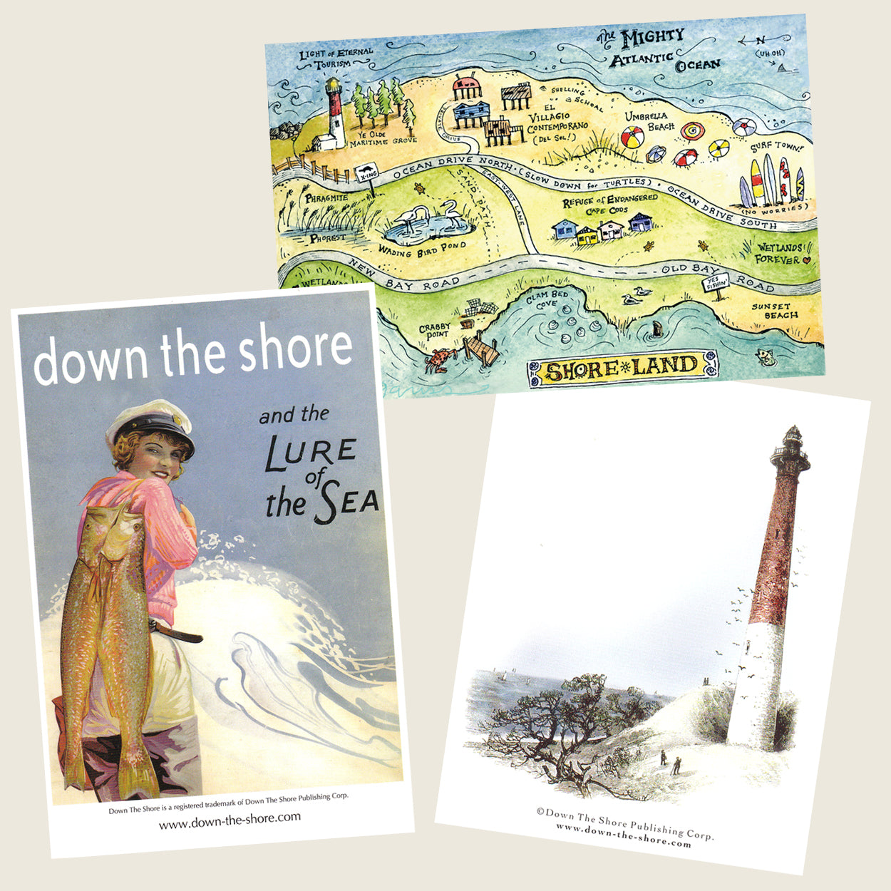 Funky and Historic Color Postcards