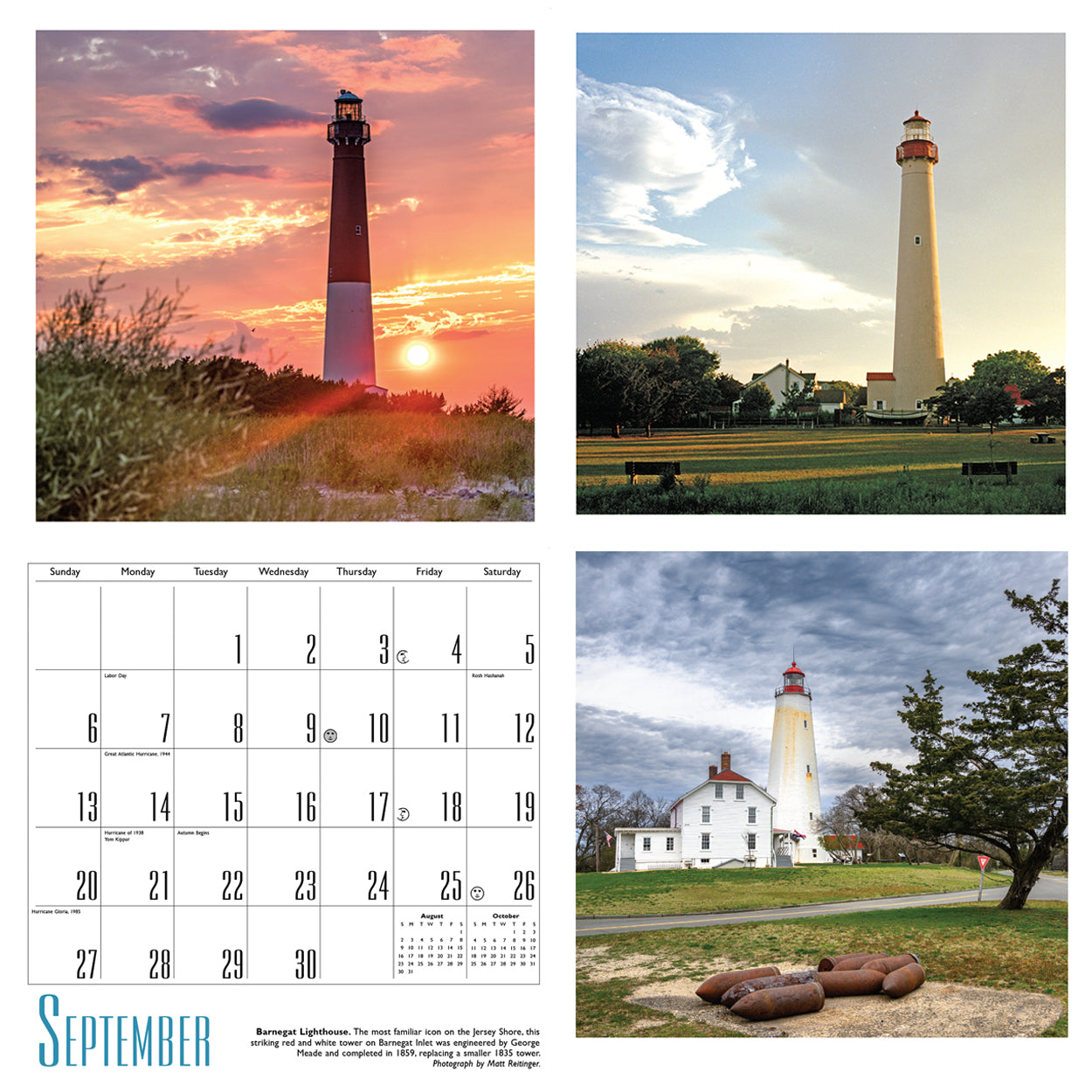 2026 New Jersey Lighthouse Calendar