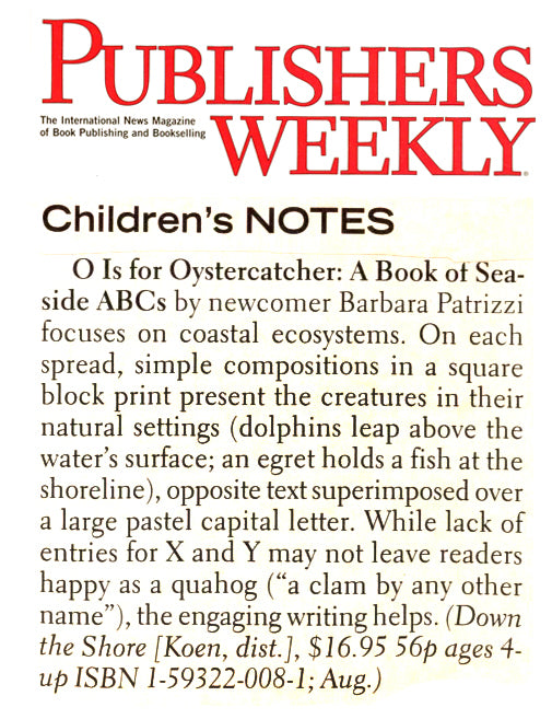 O Is For Oystercatcher